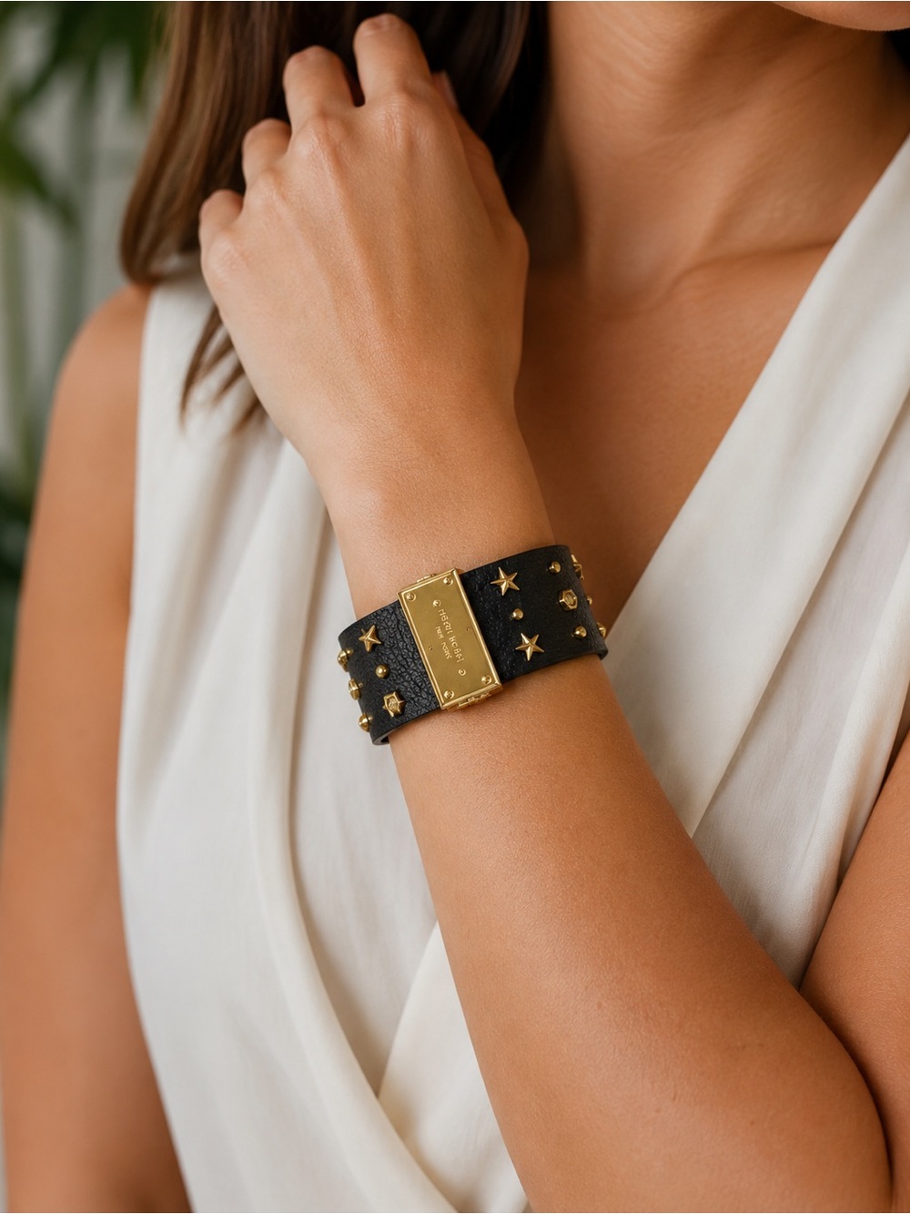 Henri Bendel punk goth style bracelet